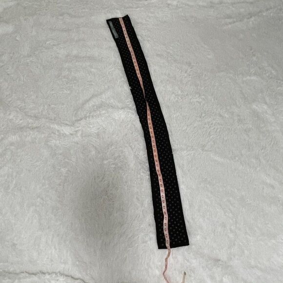 Women Vintage Coach Polka Dot Wool Scarf in Dark Gray One Size - Picture 6 of 8